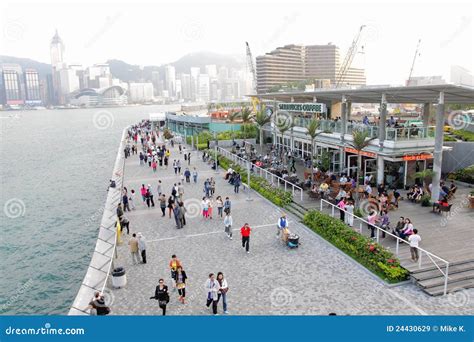 hong kong avenue  stars editorial stock image image  scenics