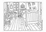 Gogh Pintura Arles Bedroom Pinturas Atividades Chambre Preto Habitacion Niños Salt Habitación Sal Arlés Woojr Vicent Dormitorio Infantil Mude Geografia sketch template