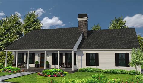 story ranch style house plan  southern trace ranch style homes ranch style house