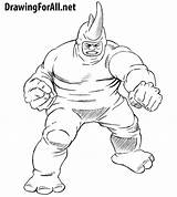 Rhino Draw Drawing Marvel Spider Man Comics Stepan Ayvazyan Tutorials Posted sketch template
