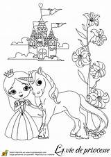Licorne Princesse Cheval Impressionnant sketch template