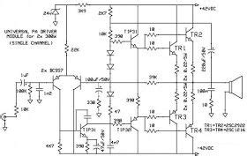 wiring schematic diagram  channel stereo universal power audio amplifier diy xwatt