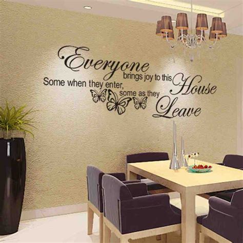 luxurious wall quotes  living room home family style  art