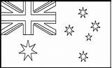 Coloring Pages Flag Australia Flags Template Australian Printable Kids Sheets Choose Board A5 Au Truck sketch template