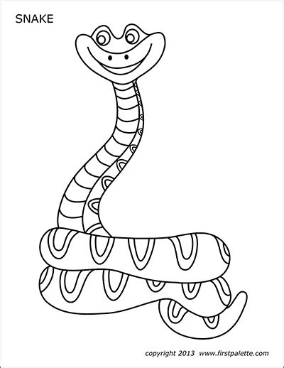 snake  printable templates coloring pages firstpalettecom