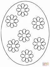 Egg Coloring Pages Easter Ukrainian sketch template