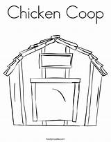 Coloring Barn Stable Outline Coop Chicken Horse Drawing Christmas Sheet Noodle Print Book Twisty Twistynoodle Built California Usa Favorites Login sketch template