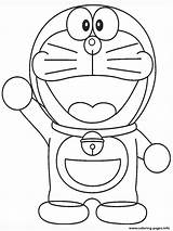 Coloring Doraemon Cartoon Pages Printable Print sketch template