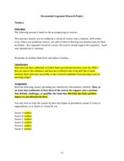 synthesis packet template lang  documented argument research