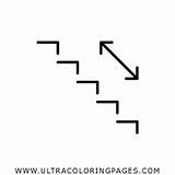 Colorear Escalera Upstairs Ultracoloringpages sketch template