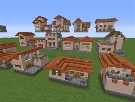 building villager houses     boxes  designs   styles
