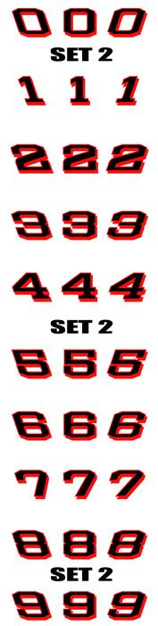 Racing Number Clipart Vector Clipart Best Cut Ready