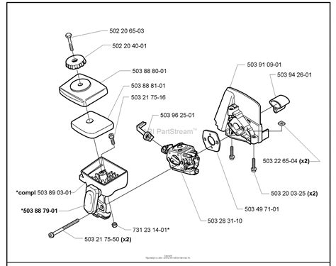 husqvarna     parts diagram  engine
