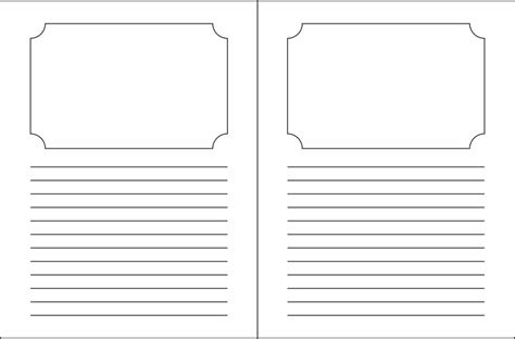 blank book template printable printable world holiday