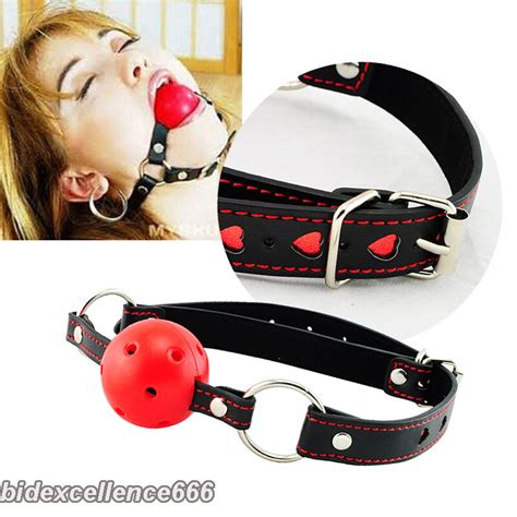 Mouth Ball Gag Harness Bondage Restraints Adult Sex Toy