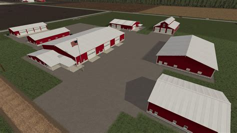 michigan farms map shed pack  fs farming simulator  mod