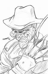 Freddy Krueger Elm Nightmare Street Coloring Drawing Pages Search Getdrawings Again Bar Case Looking Don Print Use Find sketch template