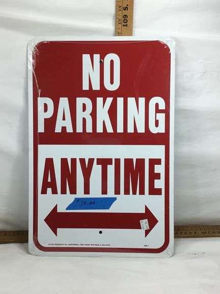 parking sign sherwood auctions