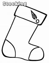 Stockings Christmas Coloring Pages Kids Netart sketch template