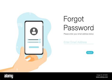 Landing Page Illustration Design People Forgot Her Password This