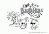 Coloring Yoohoo Friends Pages Colouring Popular Coloringhome Related sketch template