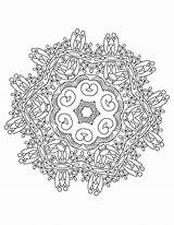 Coloring Mandala Talia sketch template