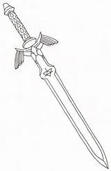 Breath Legend Espada Espadas Dibujo Maestra Shield Princess Skyward Swords Template Walkthrough sketch template