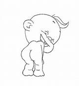 Butt Little Coloring Pages Printable Kid Baby Smiling Sheets Color Kids Drawing Super Colouring Printables Cards Windel Gif Silhouette sketch template