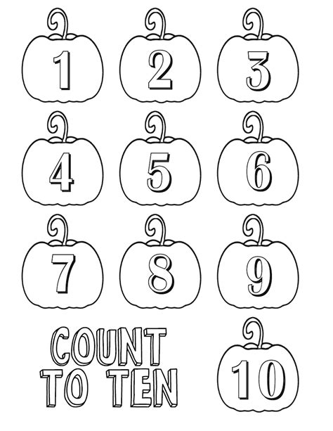 count  ten coloring pages coloring pages    print