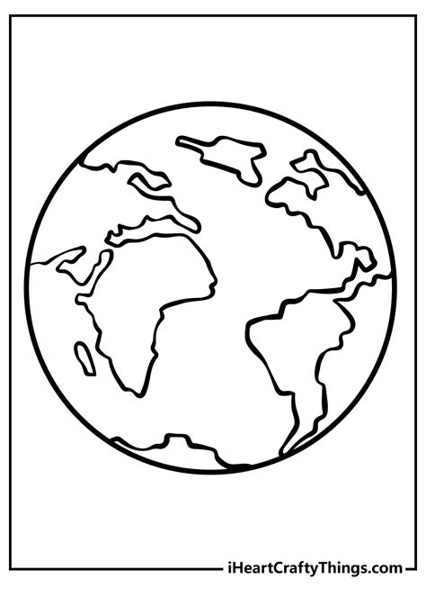 planet earth coloring page space  printable earth coloring pages