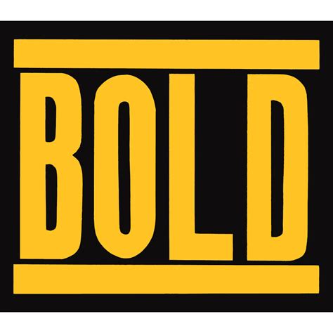 bold logo sticker cold cuts merch