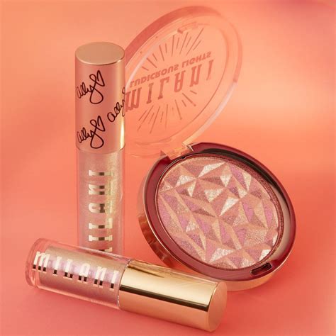 milani cosmetics holographic duo chrome blush capture peach