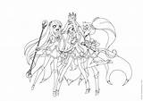 Lolirock Coloring Pages Template sketch template