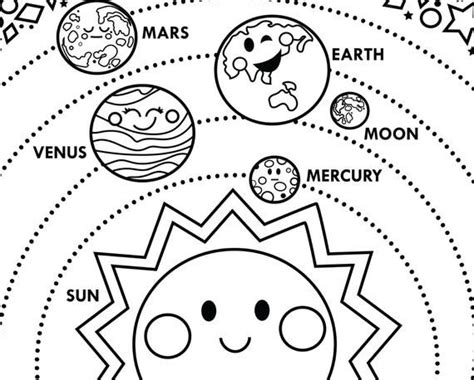 solar system  kindergarten coloring pages learny kids