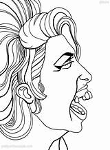 Winehouse Trippy Toothy sketch template