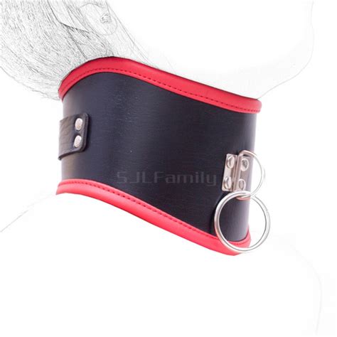 pu leather body harness bondage collar with pull ring