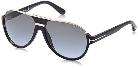 tom ford dimitry aviator sunglasses in shiny black ft0334s 01p 59 59 14