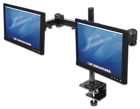 manhattan lcd monitor mount  double link swing arms