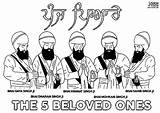 Sikh sketch template