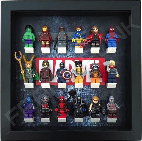 sets complets lego jouets  jeux lego figurine display case frame