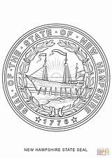 Coloring Hampshire Seal State Pages Printable Through 15kb 1440px 1020 Puzzle sketch template