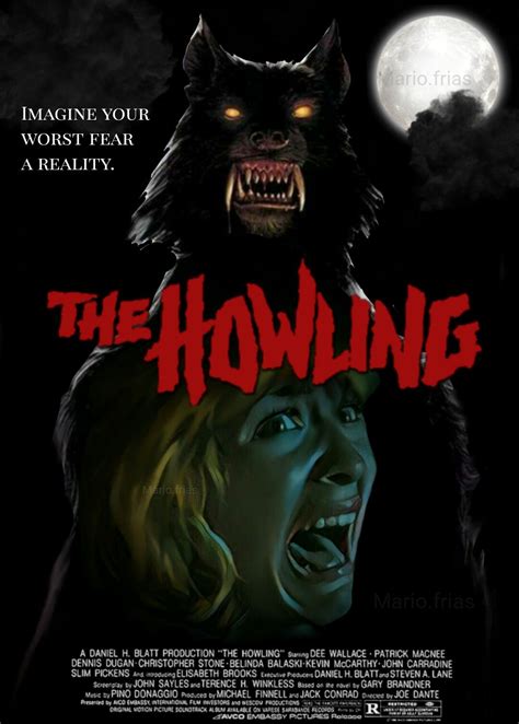 howling horror  werewolves fan  horror  posters