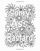 Vulgar Swear Nasty Colouring Insults Ck Swearing sketch template