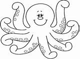 Octopus Clipart Outline Clip Cartoon Drawing Template Coloring Printable Transparent Colouring Cliparts Getdrawings Library Pencil Webstockreview Clipground sketch template