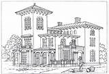 Italianate Gervase sketch template