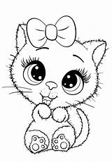 Kitty раскраски категории из Cuties все sketch template