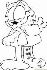 Garfield Coloringpages101 sketch template