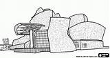 Museum Guggenheim Bilbao Coloring Pages Frank Colouring Oncoloring Gehry Museu Contemporary sketch template