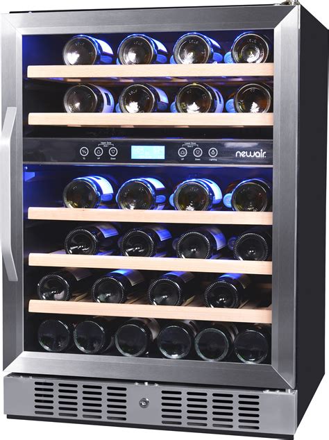 newair awr db dual zone built  compressor wine cooler