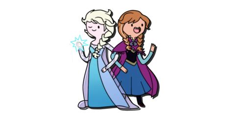 Adventure Time Elsa And Anna Frozen Fan Art Popsugar